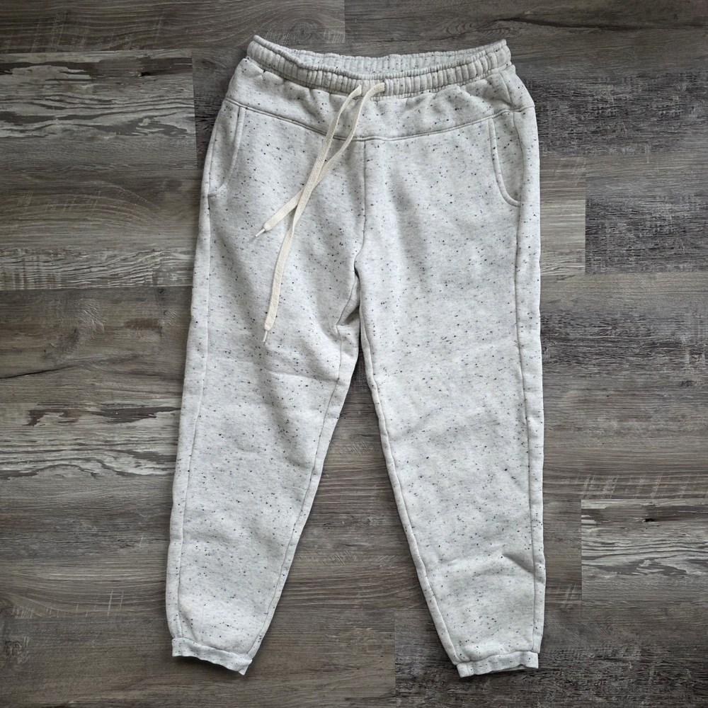 Madewell Light Heather Grey Speckled MWL Sweatpants Size Small